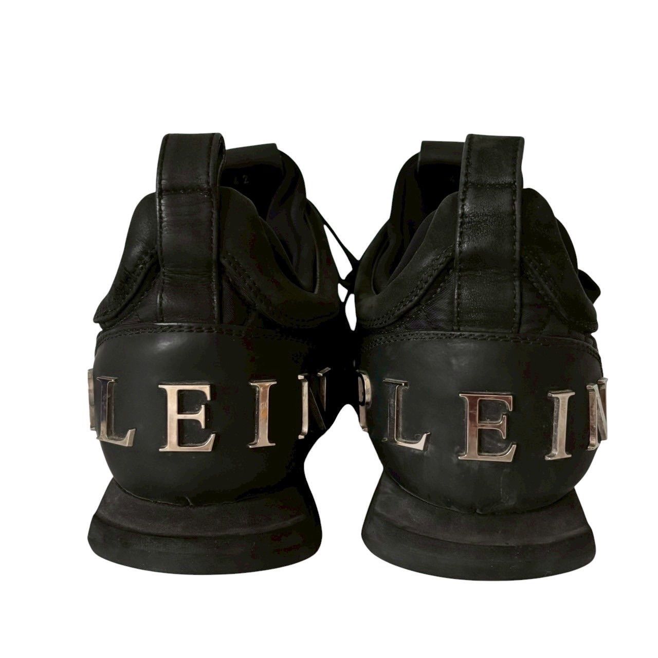 PHILIPP PLEIN フィリッププレイン ローカットシューズ 黒 骸骨 