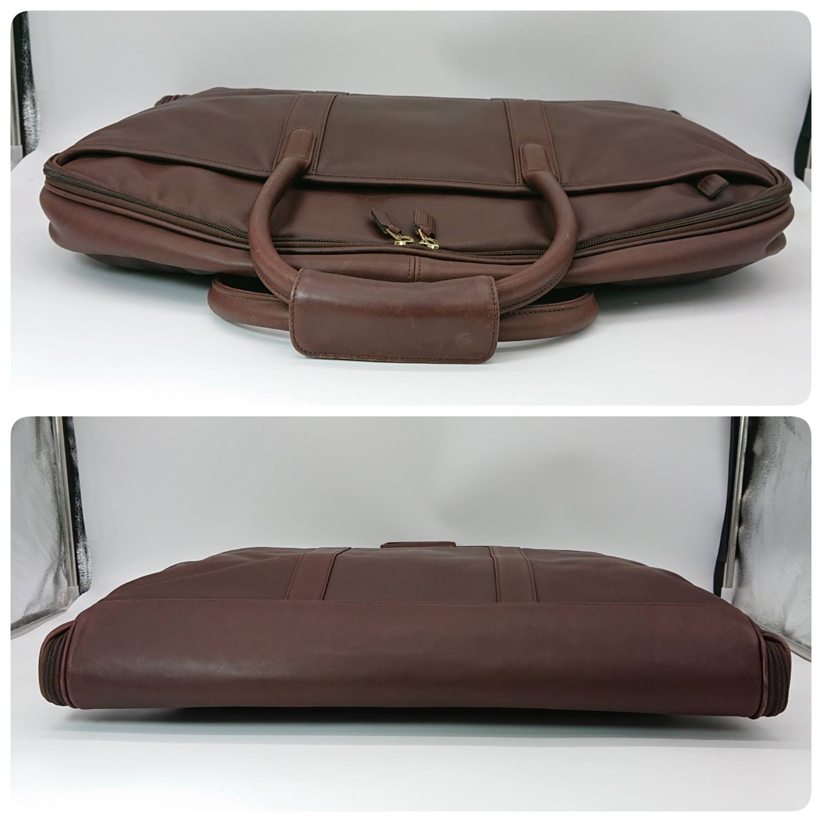 美品　COACH　コーチ　0589　ガーメントバッグ　レザー 美品COACHコーチ0589ガーメントバッグレザー
