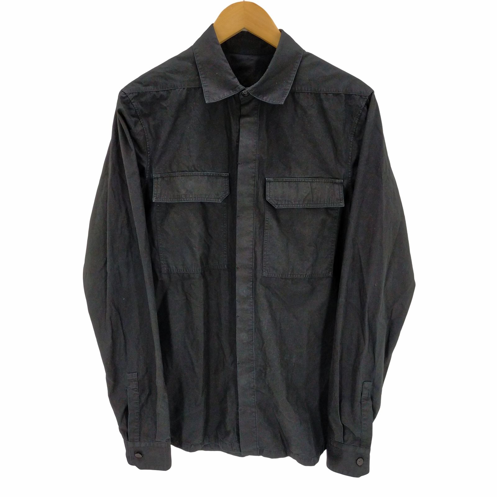 リックオウエンス RICK OWENS 22ss ワークシャツジャケット メンズ US 