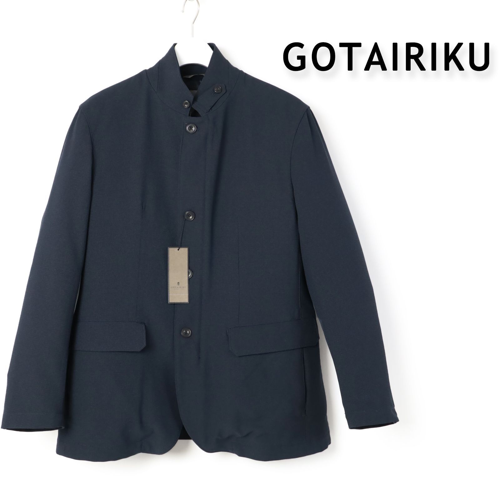 五大陸2wayジャケット 新品 gotairiku 五大陸 2way ジャケットブルゾン 2in1 スタンドカラー