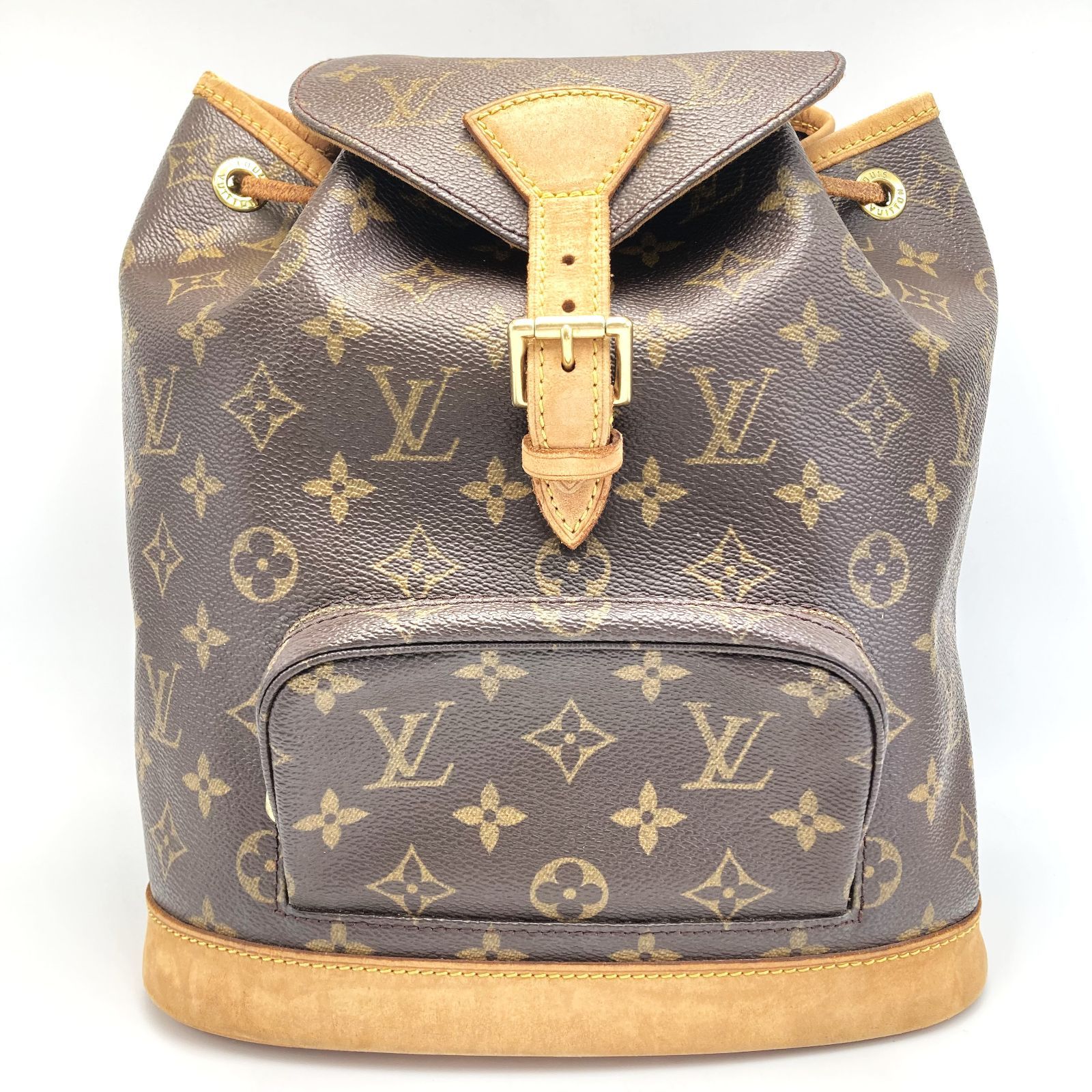 LOUIS VUITTON ルイヴィトン モノグラム モンスリPM リュックサック M51137 バックパック ヴィンテージ 鑑定済