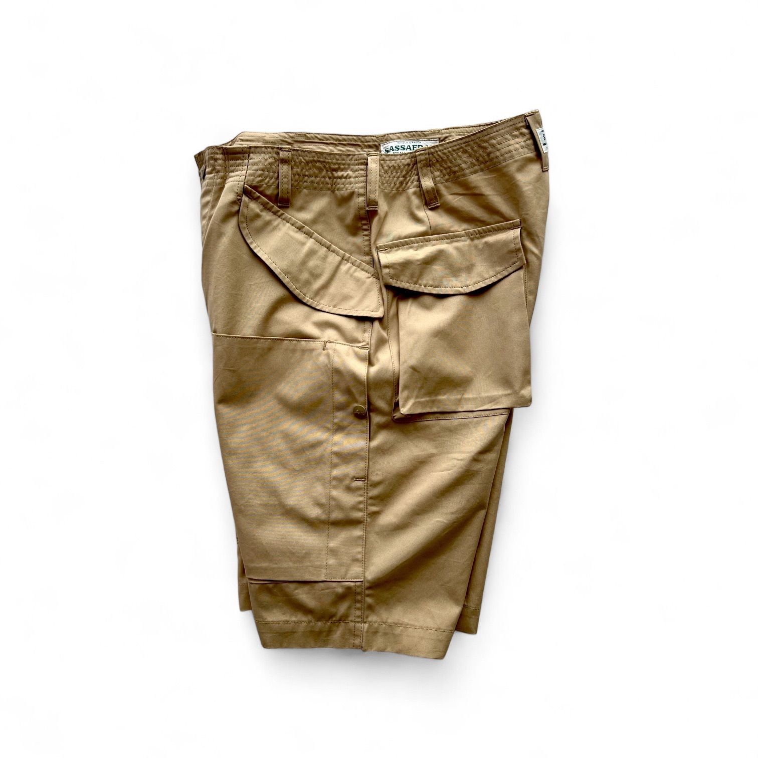 SASSAFRAS（ササフラス）ベージュ コットンパンツ SASSAFRAS ササフラスD/C ARMOR PANTS 1/2 アーマーパンツ