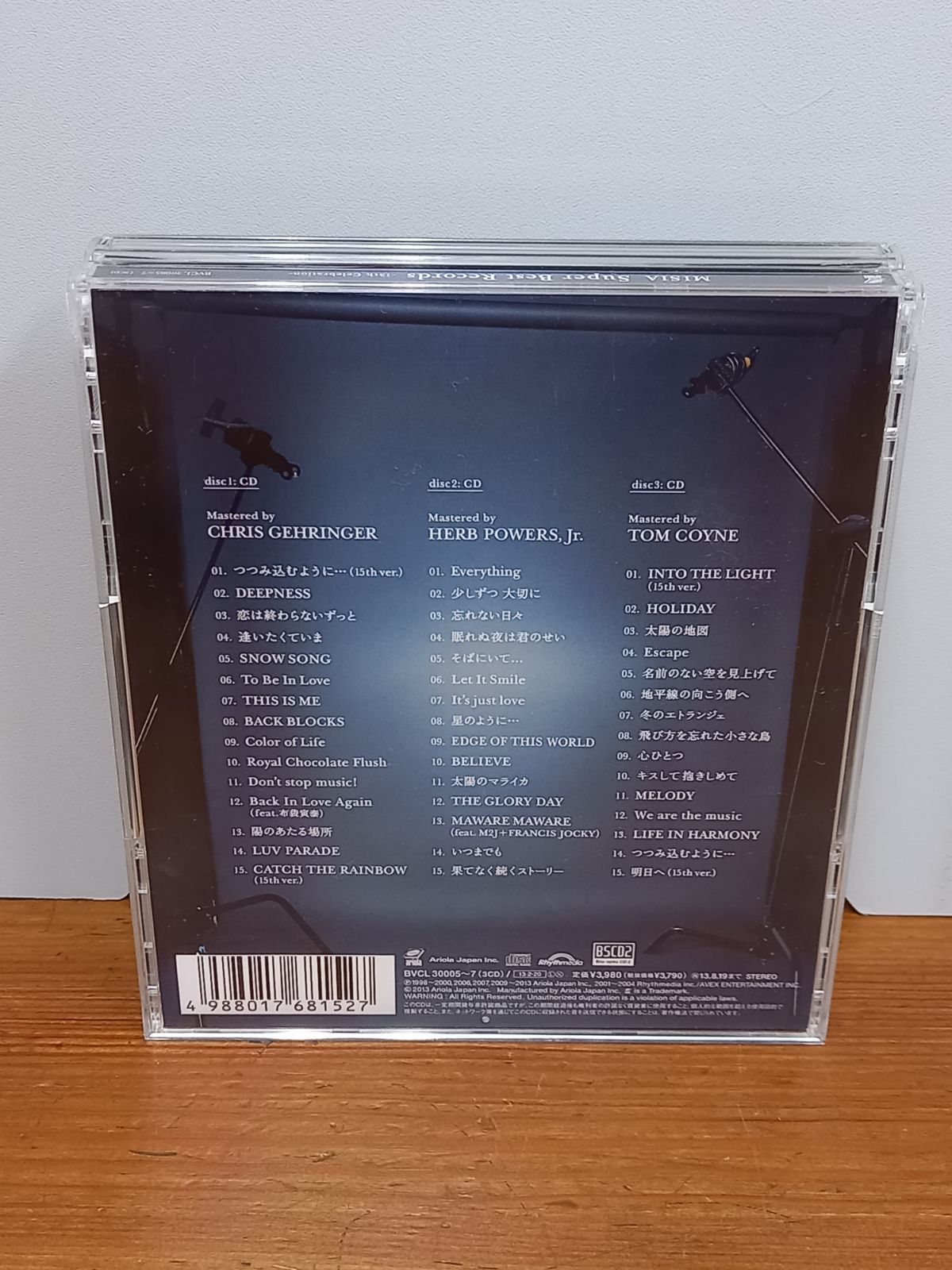 MISIA　CD　Super Best Records-15th Celebration-　MISIA　ベストアルバム