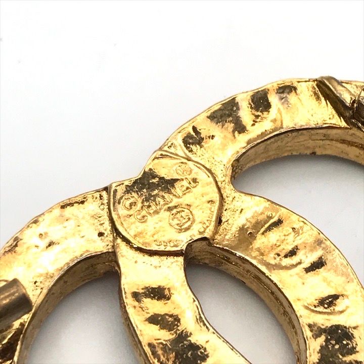 美品 CHANEL シャネル ココマーク ヴィンテージ ラインストーン
