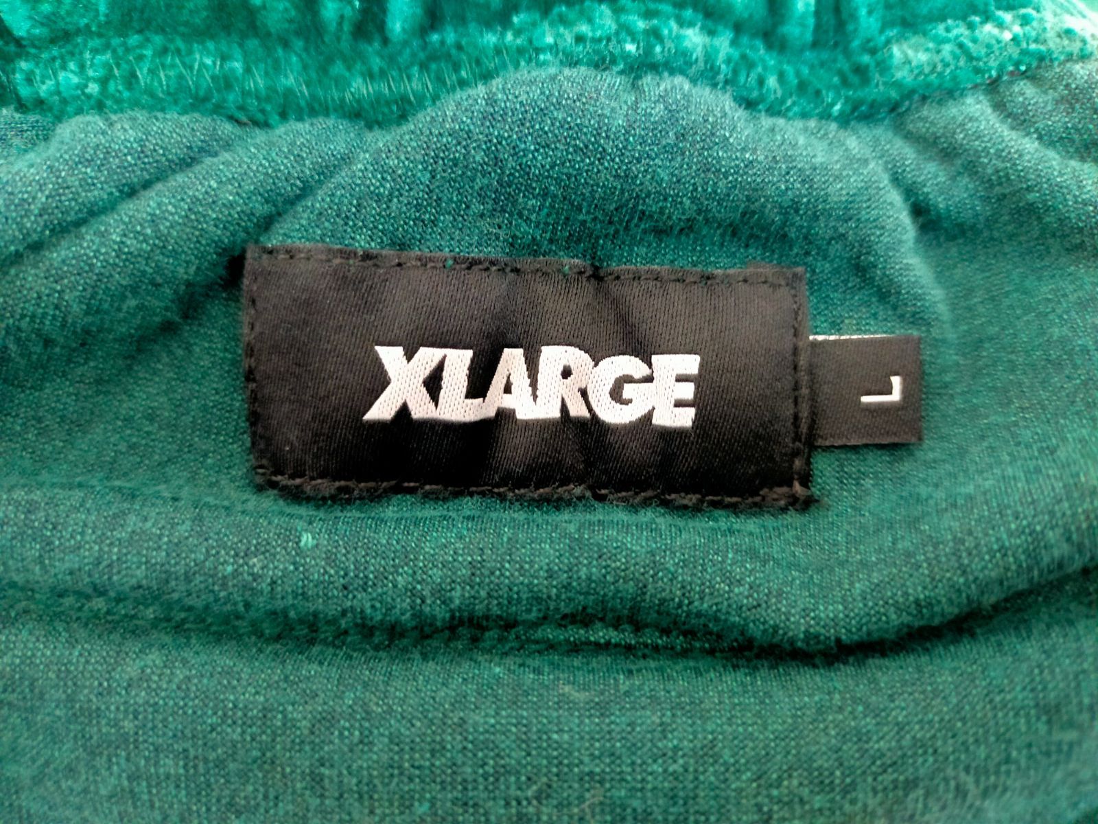 X-LARGE ジャパニーズマゲニーズベロアパンツ XL グリーン