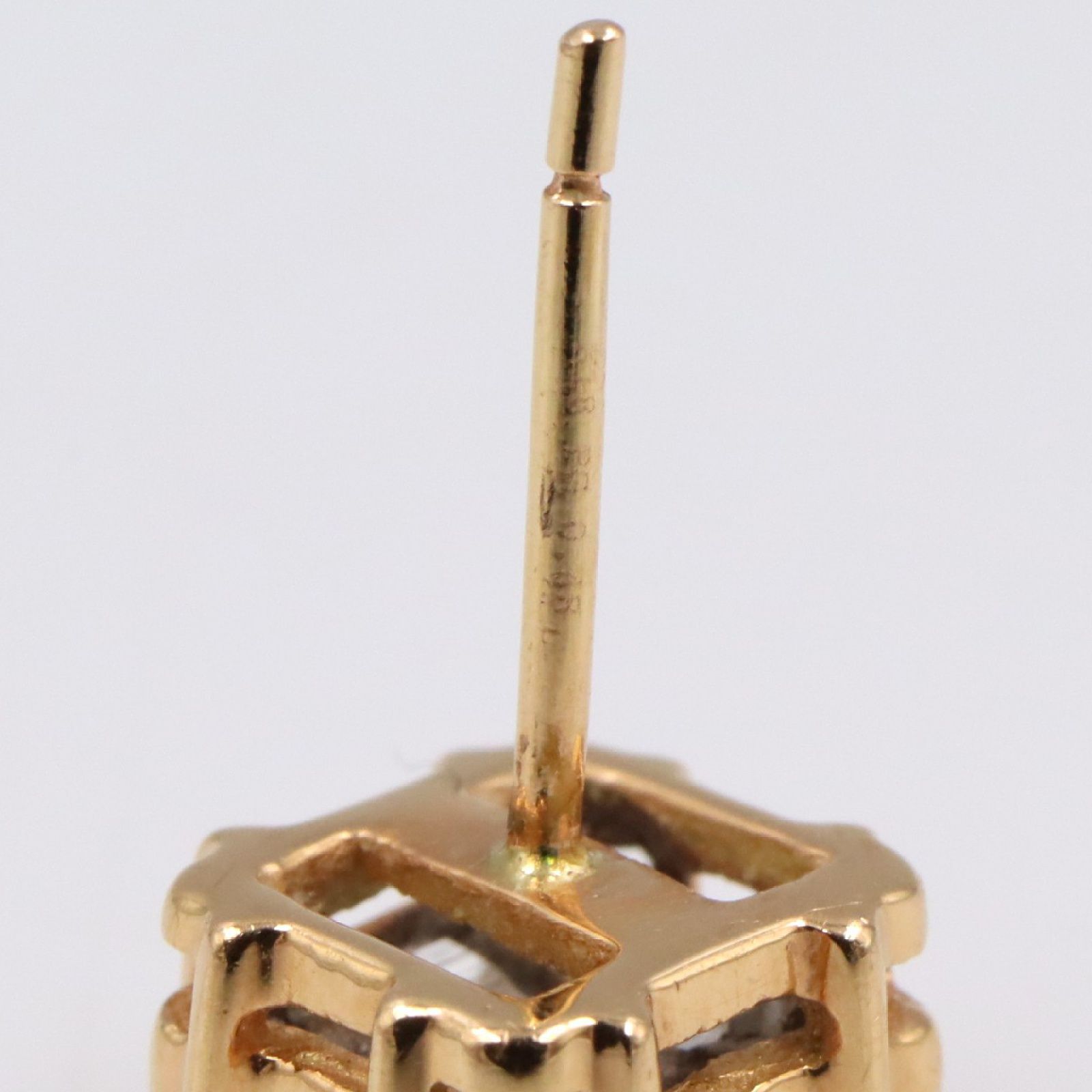 ジュエリー JEWELRY ピアス ダイヤ 片耳ピアス ﾀﾞｲﾔ 1.0g K18PG ピンクゴールド ダイヤモンド ダイヤ 片耳ピアス レディース Used A CAMPINGPARCCENTRAL_COM