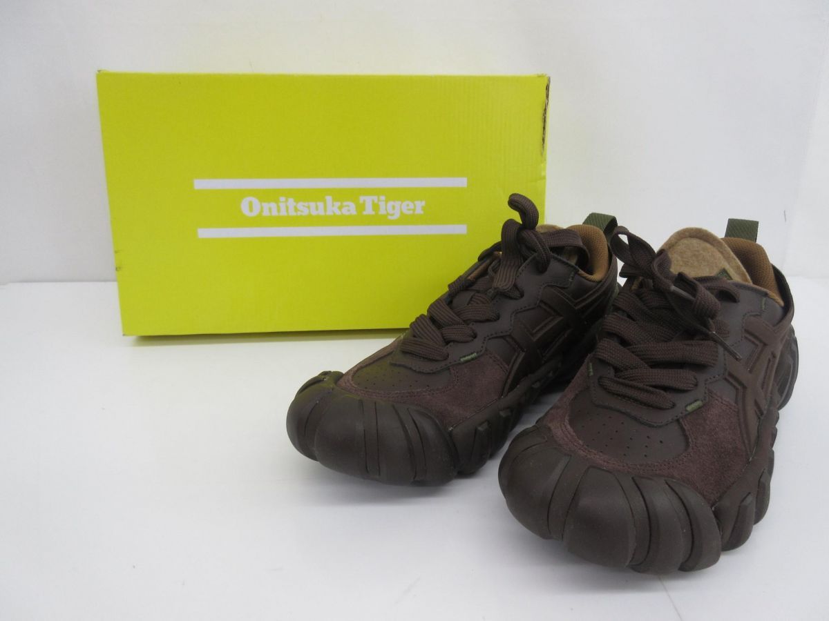 Onitsuka Tiger オニツカタイガー デンティグレ エルエス 1183B421 27cm ブラウン メンズ