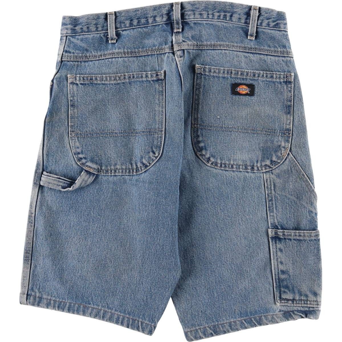 古着 ディッキーズ Dickies Relaxed Fit デニムペインターショーツ 