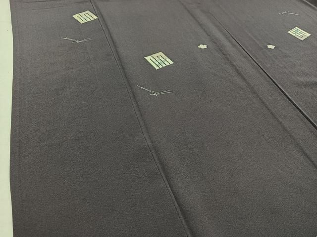 平和屋着物▽上質な小紋 単衣 吹き寄せ文 正絹 逸品 AABC3185jh - メルカリ