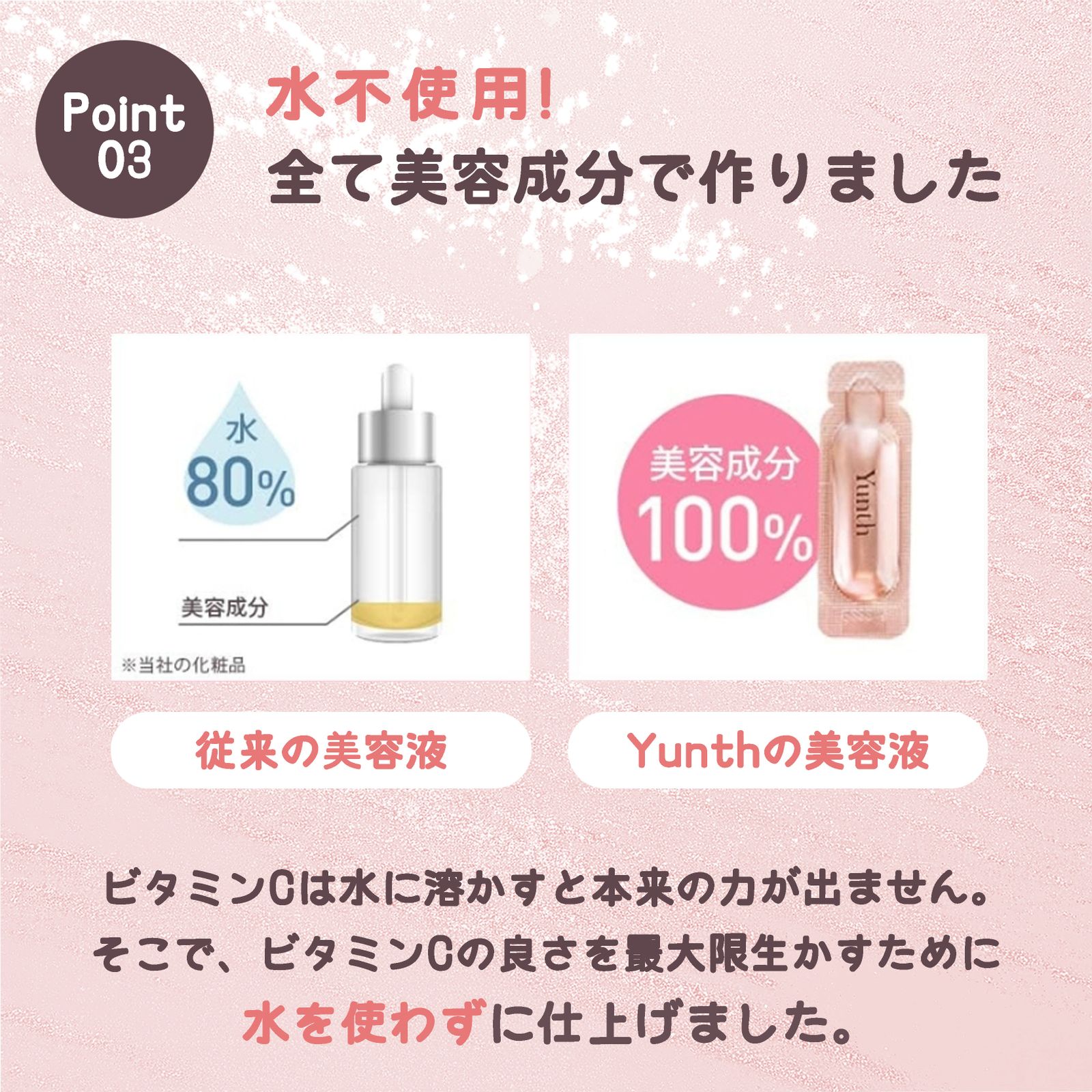 ユンス 生ビタミンC美白美容液 1ml×28包 合計28ml 導入美容液
