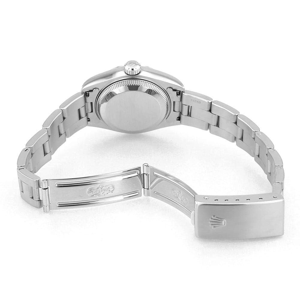 ロレックス オイスターパーペチュアル デイト 79160 ホワイト 飛び