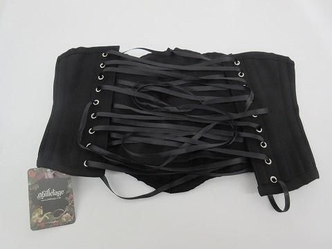 ♥ アビエタージュ abilletage ミニコルセット サイズ2 黒 ブラック レディース