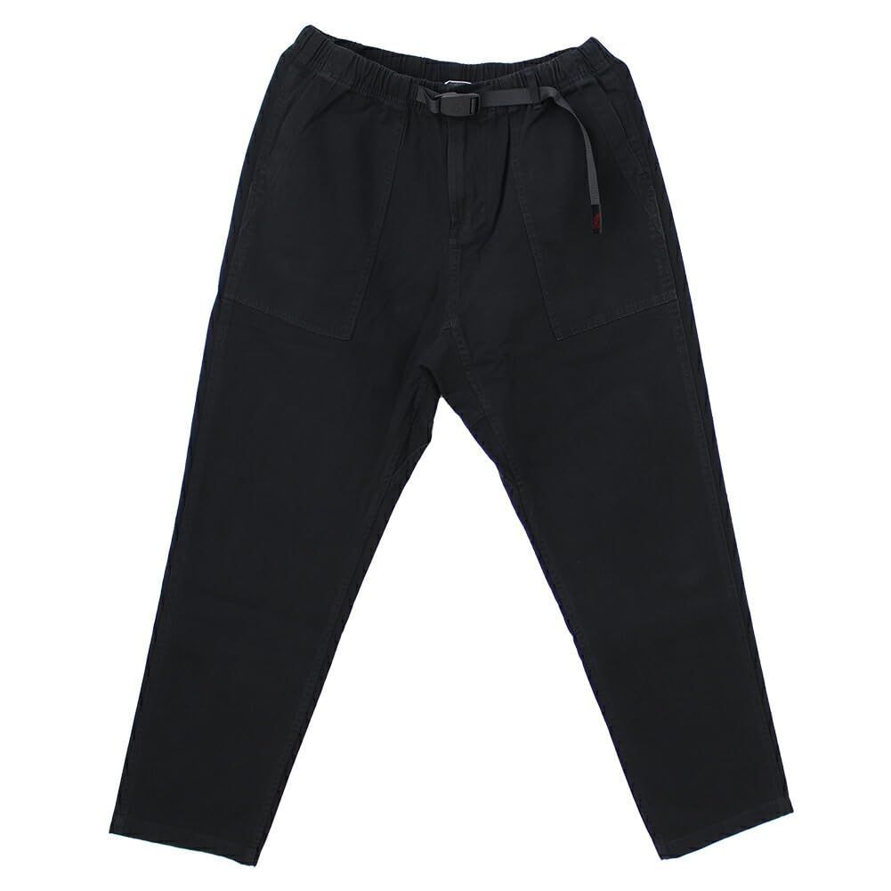 M_ブラック グラミチ LOOSE TAPERED RIDGE PANT | ルーズテーパードリッジパンツ M BLACK