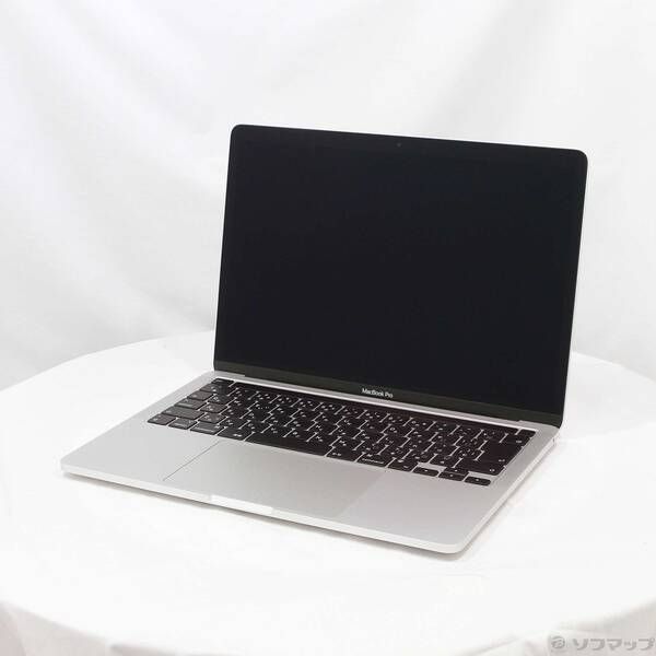 〔中古品〕MacBook Pro 13.3-inch Late-2020 MYDA2J／A Apple M1 8コアCPU_8コアGPU 8GB SSD256GB シルバー 〔14.7 Sonoma〕【258】