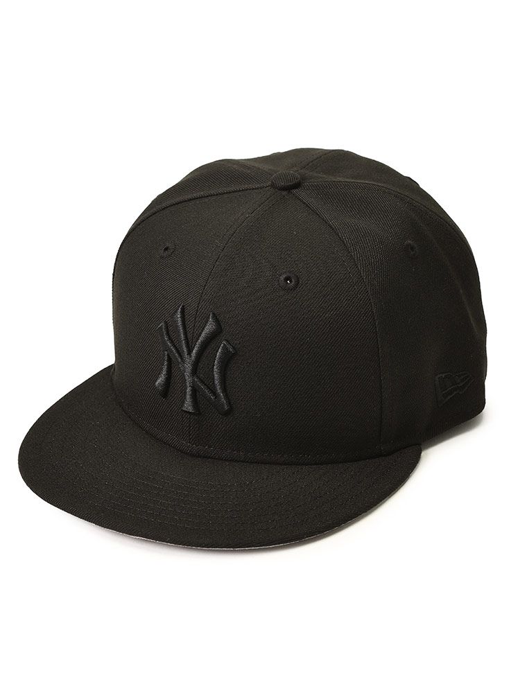 NEW ERA ニューエラ ベースボールキャップ 7 7/8 ニューヨークヤンキース 刺繍 6パネル キャップ 帽子 大きいサイズ NY 野球 メンズ 黒 ブラック