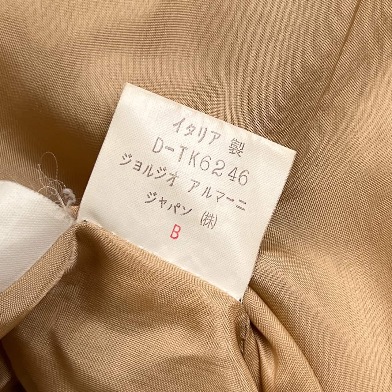 イタリア製 GIORGIO ARMANI ジョルジオアルマーニ テーラード