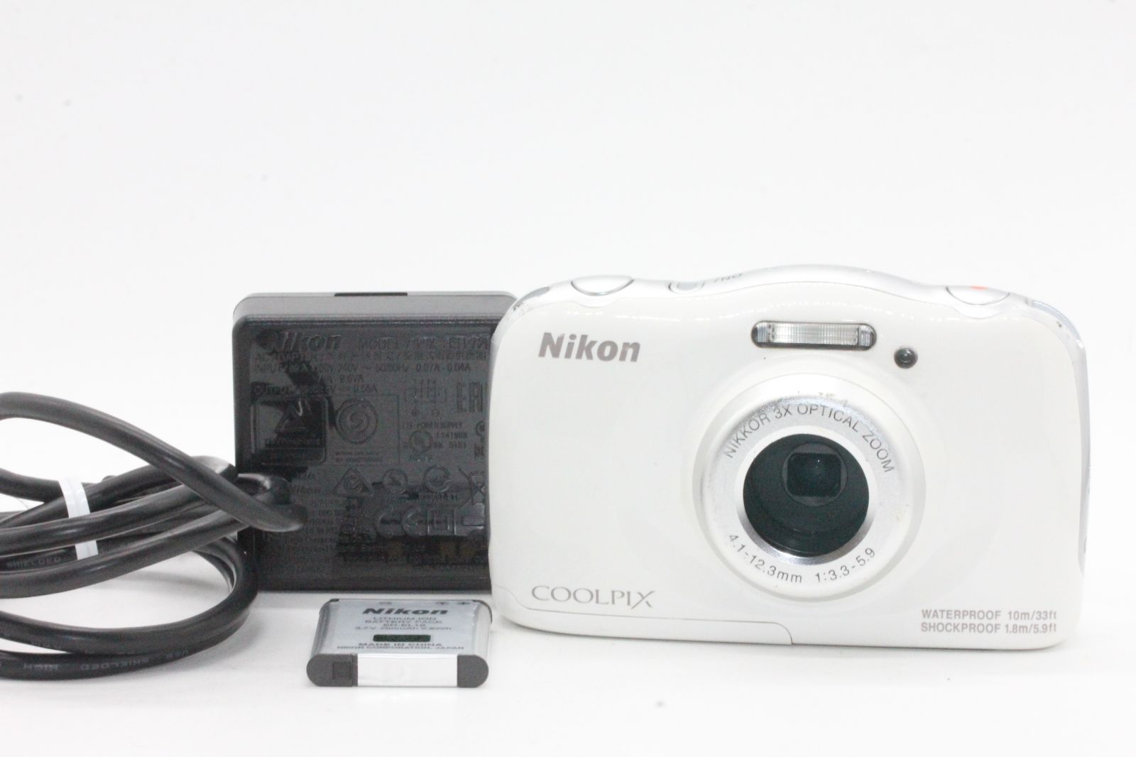 送関込 Nikon デジタルカメラ COOLPIX W150 防水 W150WH クールピクス ホワイト