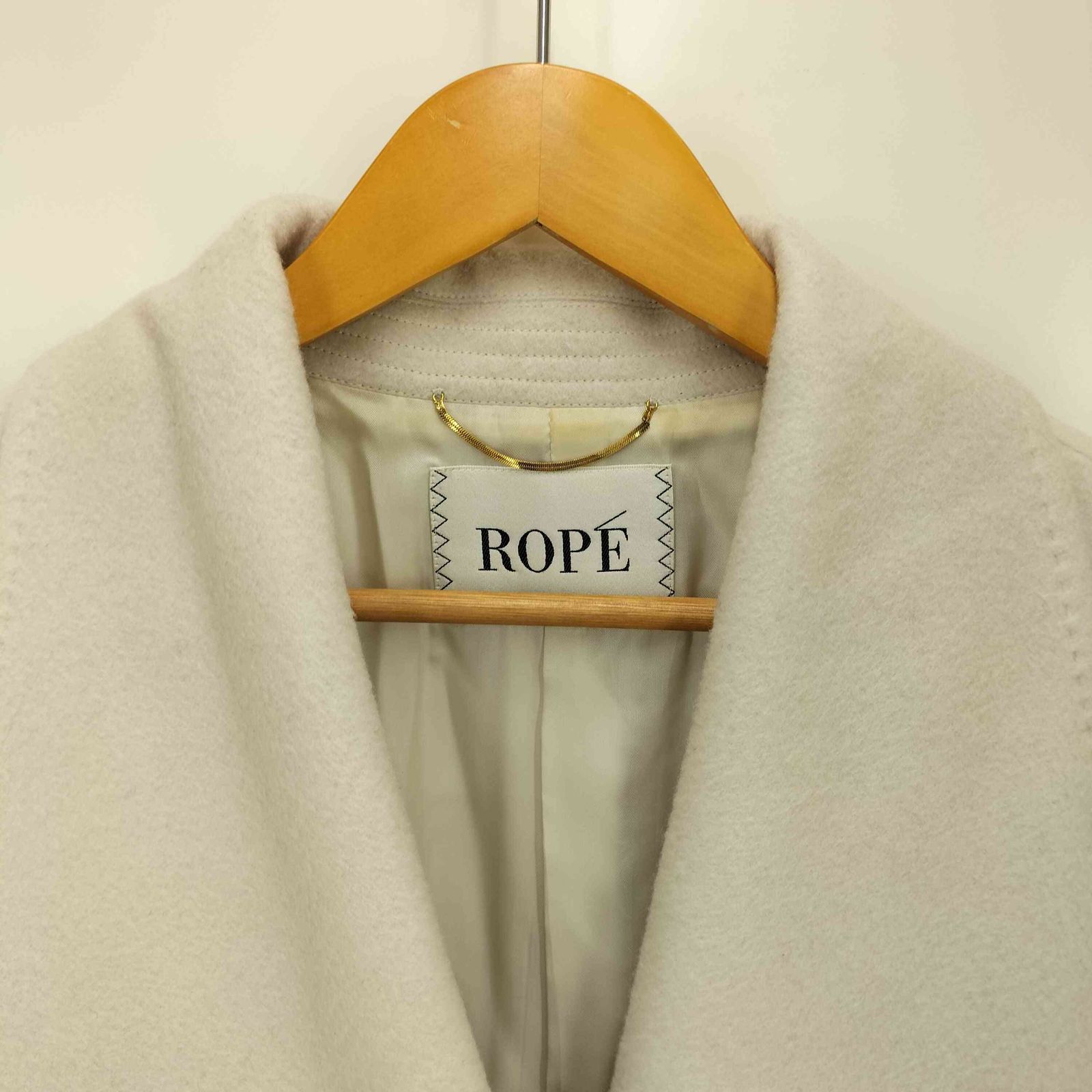 ROPE ロペ　ウールカシミヤ　ガウンコート ロペ ROPE カシミヤ混 ウール コート レディース JPN：36 - メルカリ