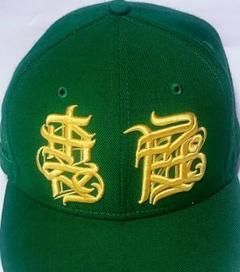 激 | |420個 初期|初代 NEWERA x CASPER x SCORPION x DISSIDENT x 420RECORDZ 裏庭キャップ TERRY THE AKI-06 大阪|OSAKA グリーン|緑 キャスパー男女兼用