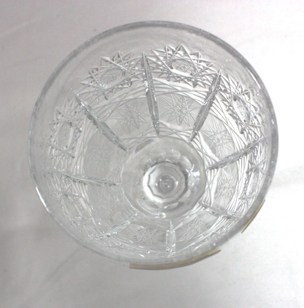A1625・スロバキア クリスタルガラス ワイングラス Crystal