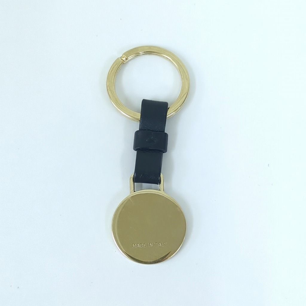 BVLGARI ブルガリ キーリング キーホルダー レザー　イタリア製 BVLGARI ブルガリ キーリング キーホルダー レザー イタリア製