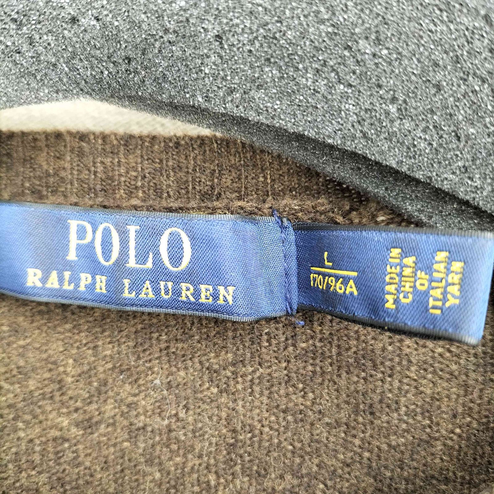ポロラルフローレン POLO RALPH LAUREN エルボーパッチ クルーネック 