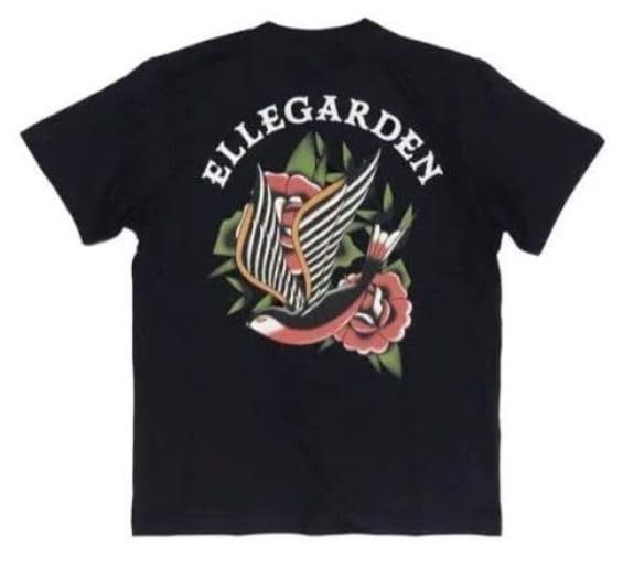 ELLEGARDEN エルレガーデン エレル SWALLOW 2022 グッズ Tシャツ 黒
