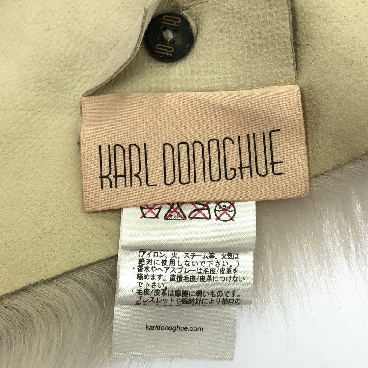 KARL DONOGHUE カールドノヒュー ラムムートンストール グレー - メルカリ