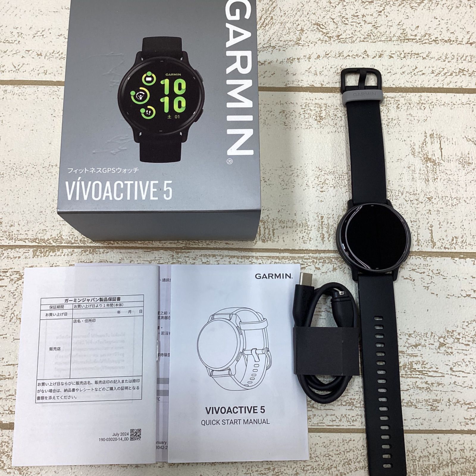 GARMIN VIVOACTIVE 5 美品 中古 GPSウォッチ - メルカリ