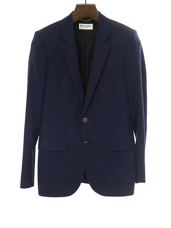 SAINT LAURENT PARIS サンローラン パリ 15AW 金ボタンノッチドラペル