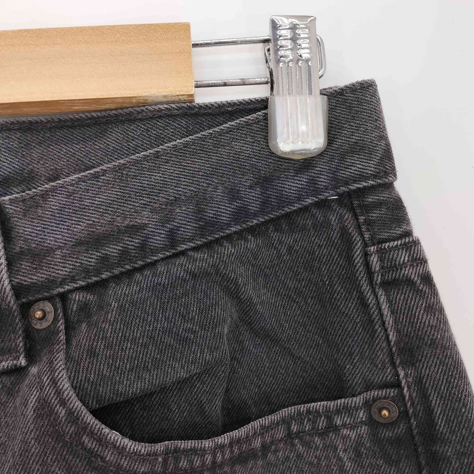 リーバイス Levis 90s USA製 501 後染め ブラックデニムパンツ メンズ