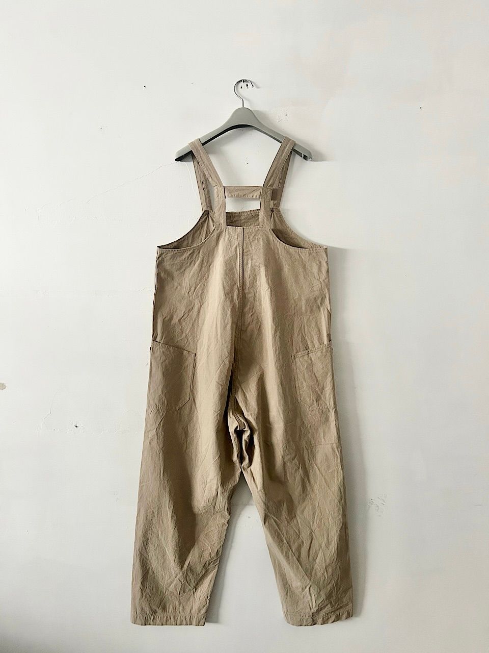 holk コットンチノ オーバーオール KHAKI