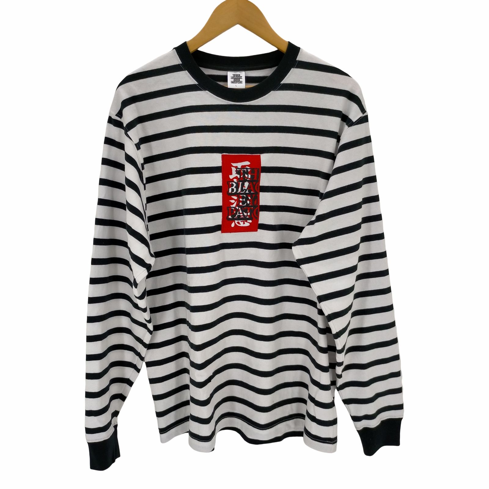 ザブラックアイパッチ THE BLACK EYE PATCH HWC LABEL STRIPED L/S TEE 