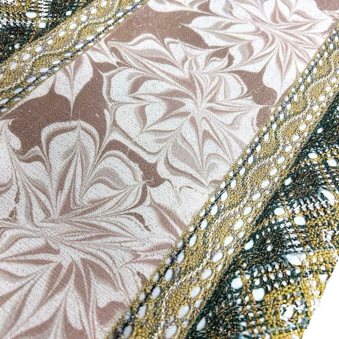 未着用 手組み 抽象花模様 袋帯 着物 帯 015a p - メルカリ 