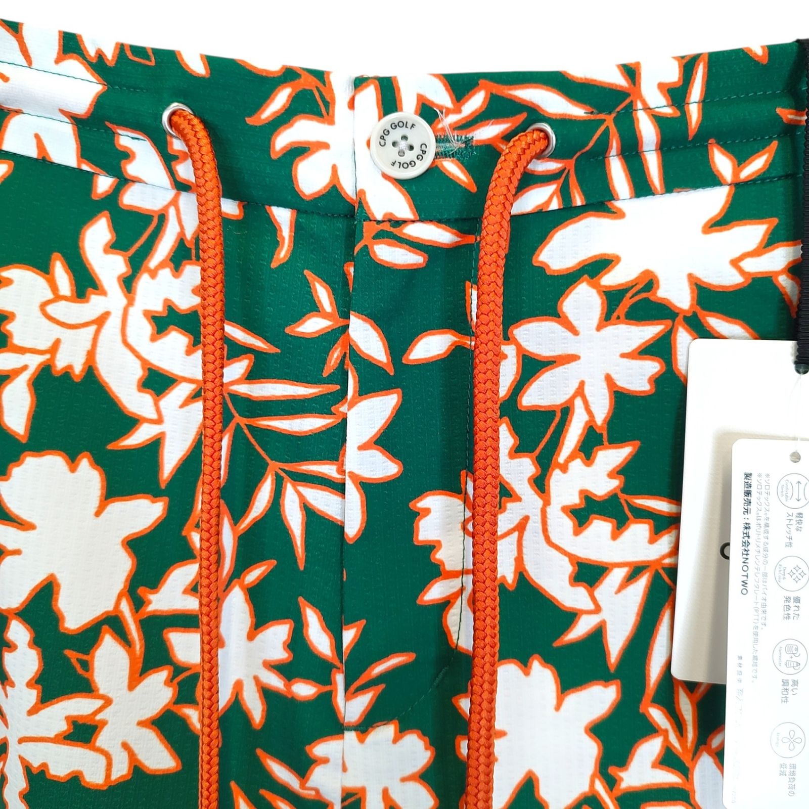 CPG GOLF シーピージーゴルフ 25SS FLOWER MOTIF SH PANTS フラワー