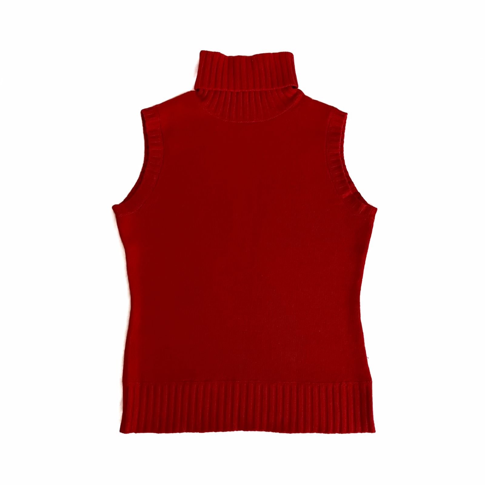 フォクシー ノースリーブ タートル ニット カシミヤ100% 40 FOXEY フォクシー カシミヤ 100% ノースリーブ タートルネック