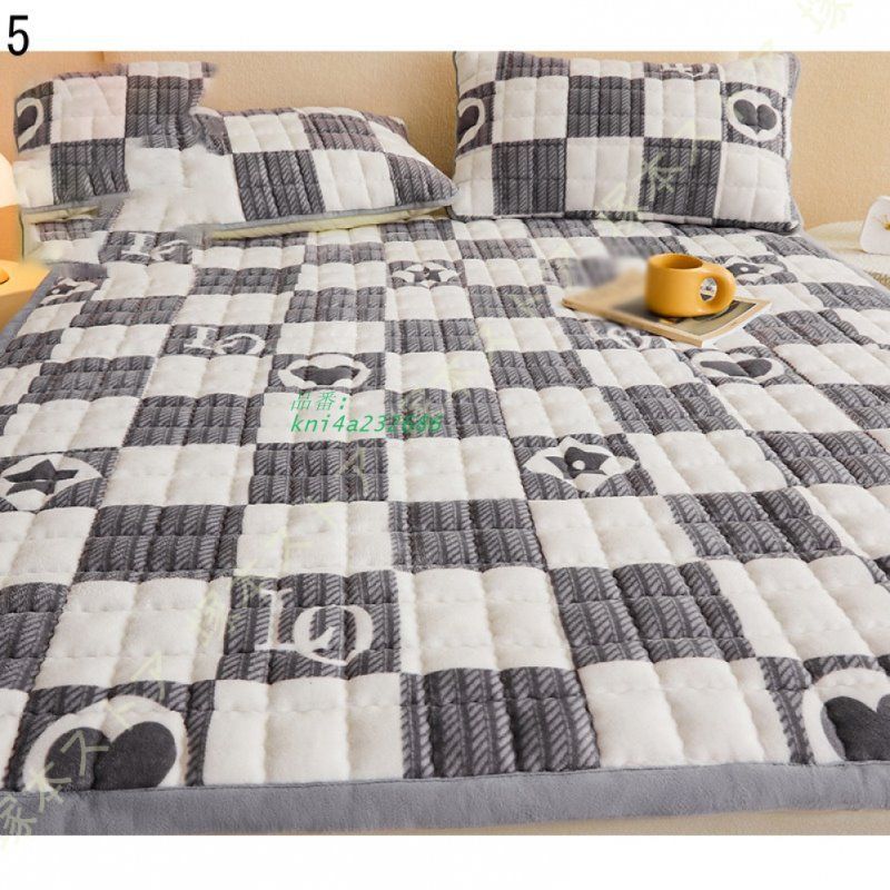 ベッドシーツ フランネル シングル ダブル 敷パッド 冬 毛布 敷き毛布 なめらか あったか マイクロファイバ 敷きパッド ふわふわ 冬用 パッドシーツ 洗える kni4a232686 MARWIL-DEMENAGEMENTS_CH