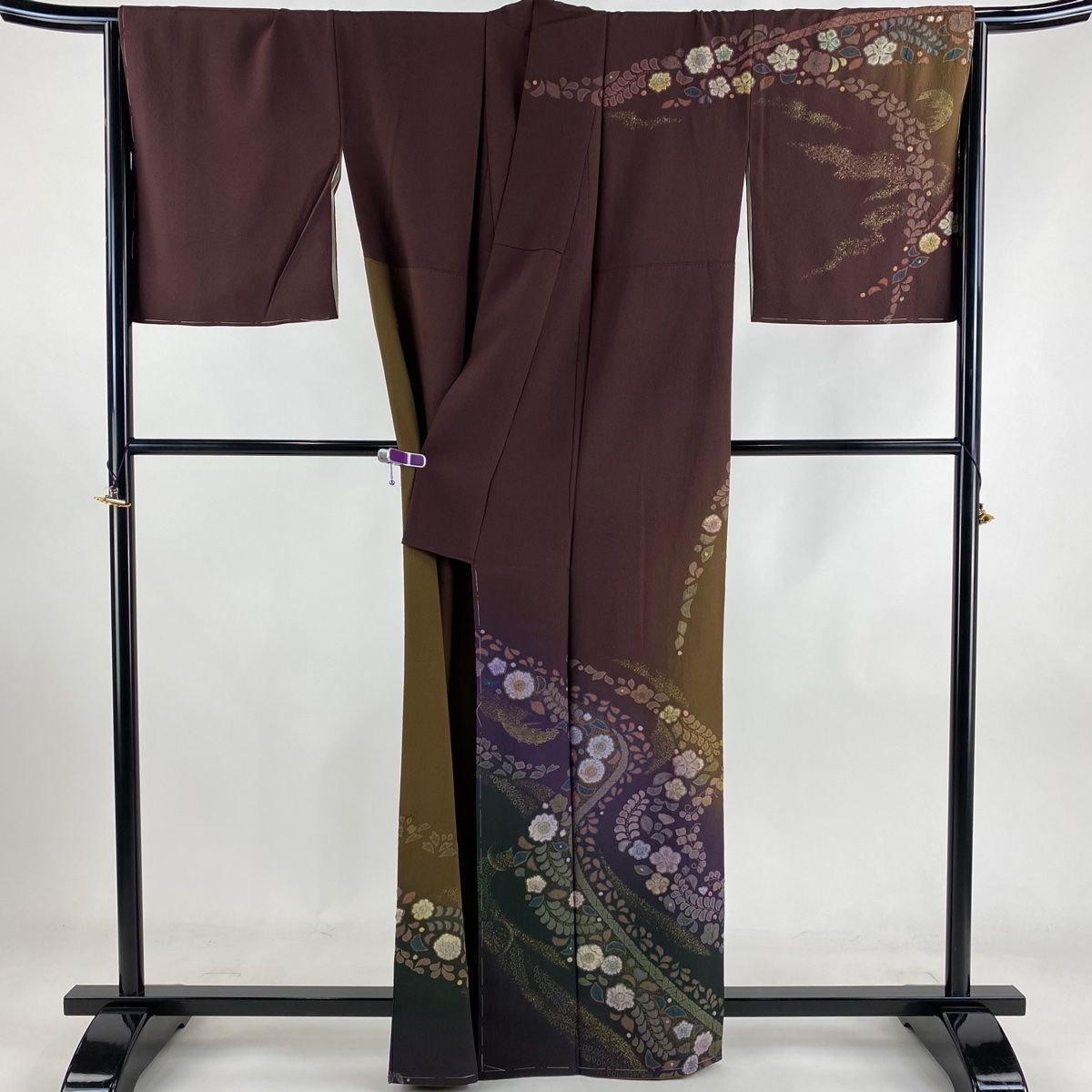 k*u様 袷辻ヶ花訪問着　吉野一廉　身丈170 行き69 前巾25 後巾30.5 k*u様 袷辻ヶ花訪問着 吉野一廉 身丈170 行き