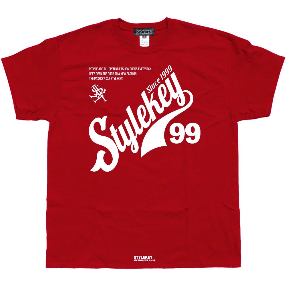 STYLEKEY スタイルキー 半袖Tシャツ AWESOME S/S TEE(SK23SP-SS05) ストリート ナンバリング ヒップホップ レゲエ ロック B系 バンド ロゴ 大きいサイズ