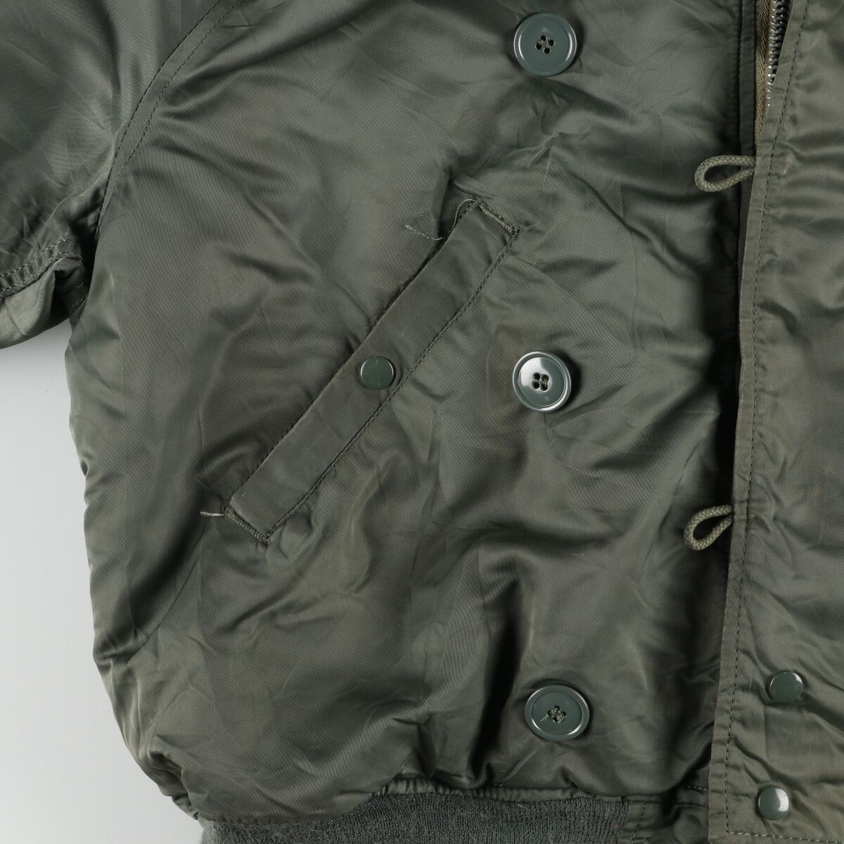 ALPHA、アルファ、N2B、Large、Lサイズ、古着 中古・古着通販】ALPHA (アルファ) N-2Bフライトジャケット ブラック