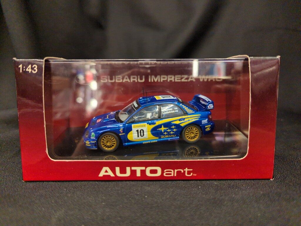 AUTOart 1/43 Subaru IMPREZA WRC 2002 #10 Winner Rally Monte Carlo 60291