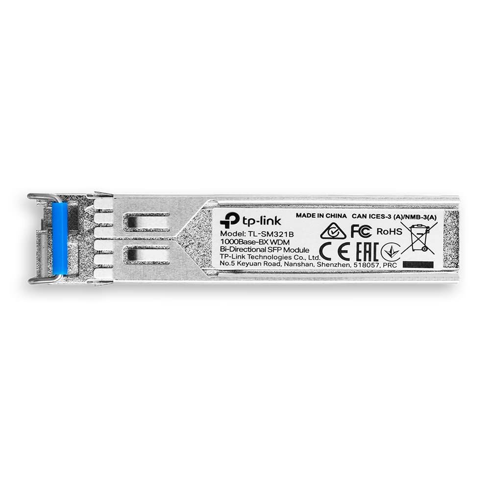 TP-Link ギガビット SFP 10km シングルモード 1000Base-BX LCコネクタ TX 1310nm RX1550nm 5年 TL-SM321B