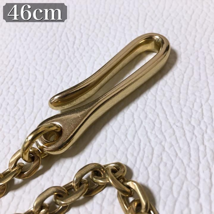 CALEE ウォレットチェーン コイン キーホルダー 真鍮 brass-