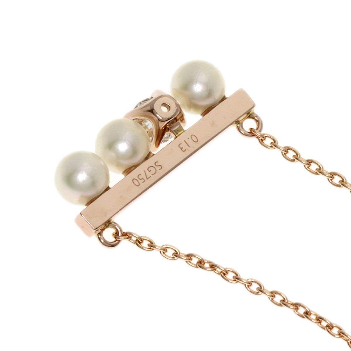 TASAKI タサキ プチ バランス ダイヤモンド ソロ パール 真珠  