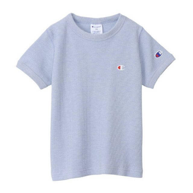 HANES ヘインズ SHORT SLEEVE ヘザーブルー 140サイズ CK-X301 349 | スポーツ 運動 服 衣類 ウエア ウェア トップス ショートスリーブ Tシャツ 半袖 着心地 ワッフル素材 刺繍 デザイン シンプル 刺繍 