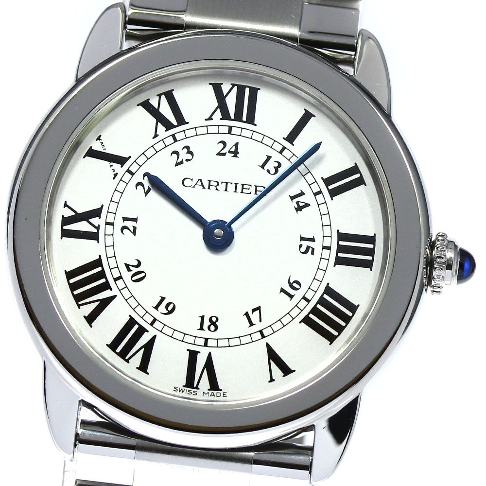 カルティエ CARTIER W6701004 ロンドソロSM クォーツ レディース良品_