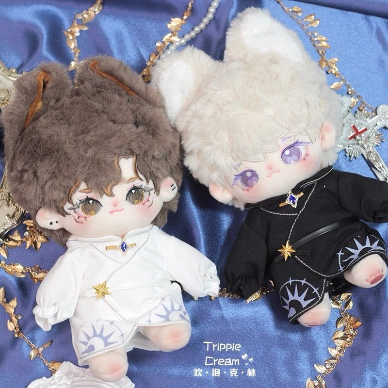 20cm】 ぬい服 かっこいい 魔術師のお洋服 ホワイト 白色
