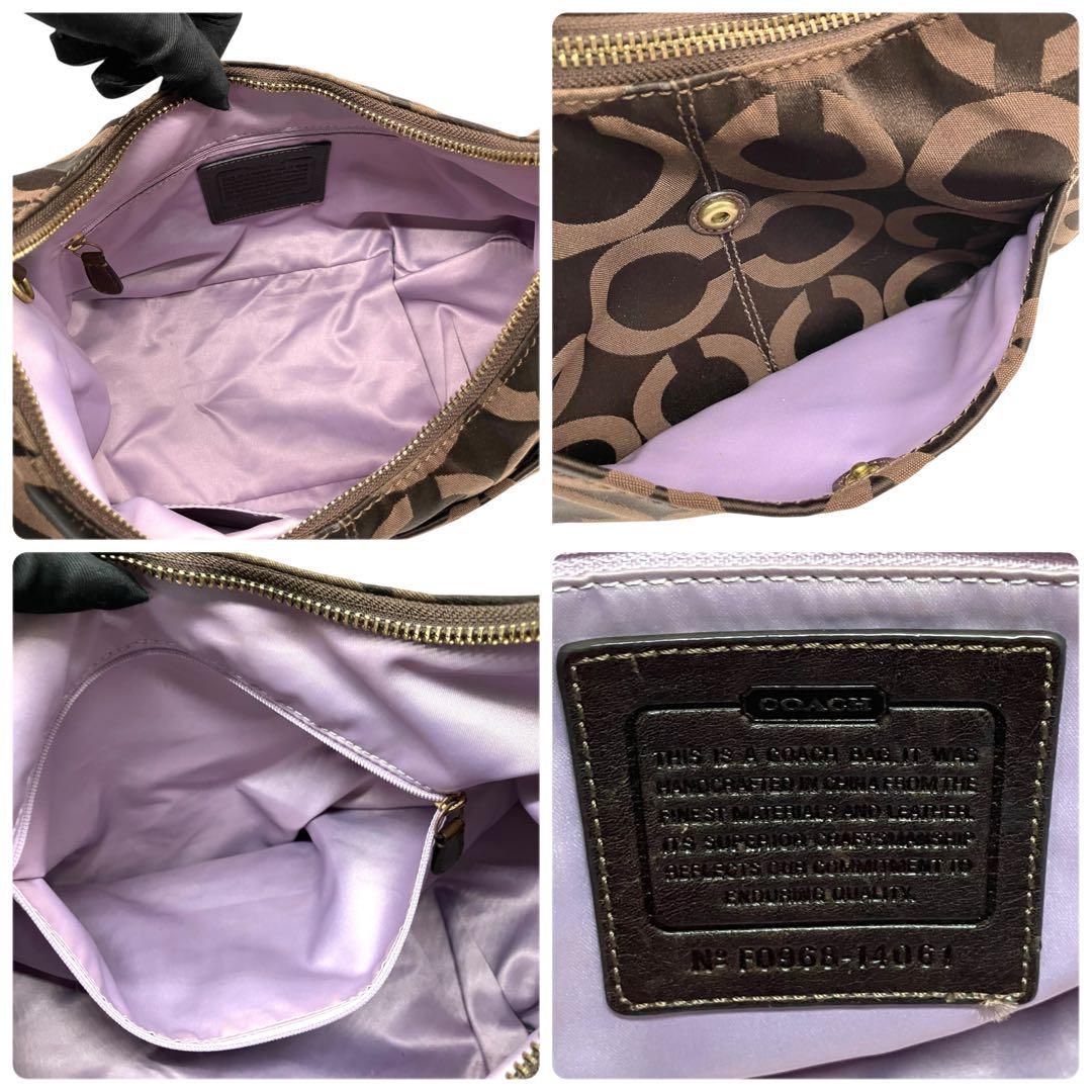 2061 Coach Hobo Op Art Shoulder Bag - メルカリ