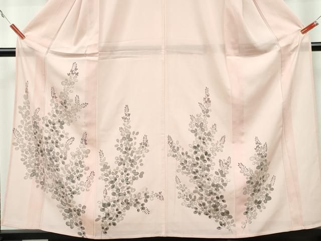 平和屋着物○訪問着 舞蝶文 銀彩 正絹 逸品 AAAZ0120zg