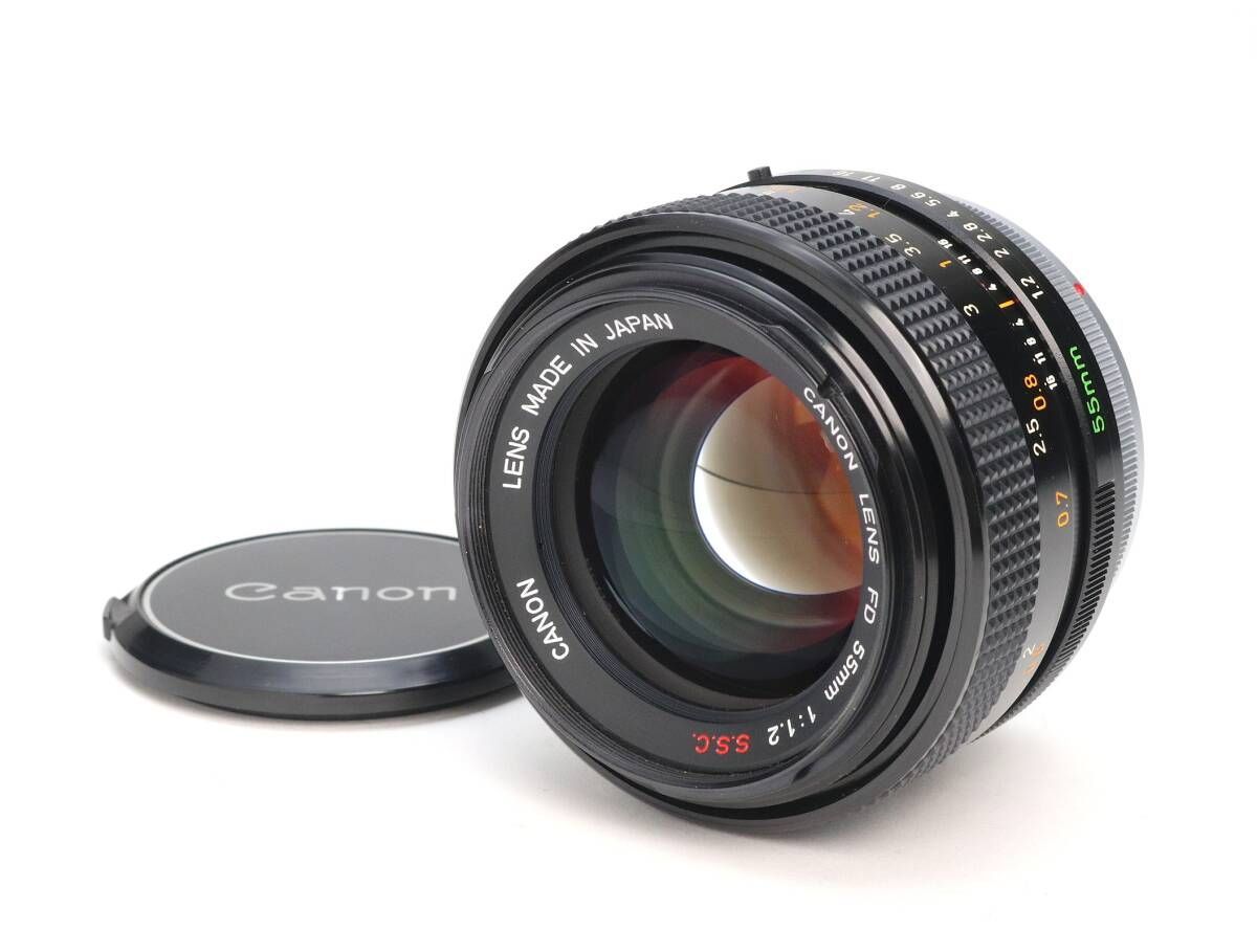 A Canon キヤノン FD 55mm F1.2 S.S.C 初期不良返品可 110-137